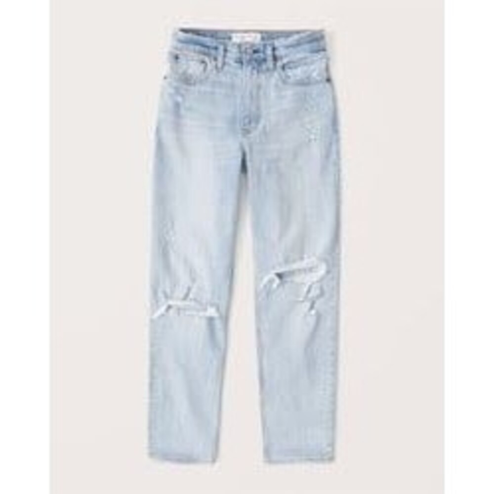 BNWT Abercrombie & Fitch High Rise Mom Jean 36 short